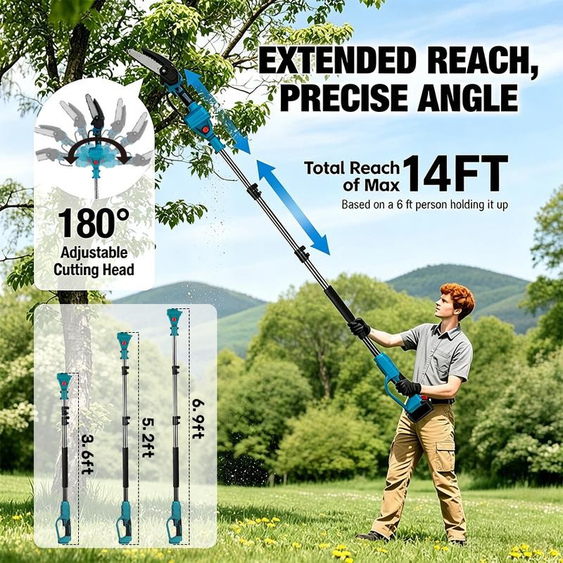 3-in-1 Cordless Pole Saw & Mini Chainsaw Set