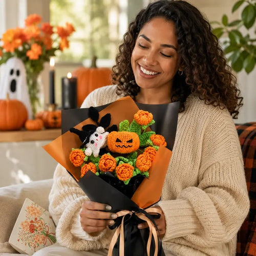 Crochet Halloween Bouquet