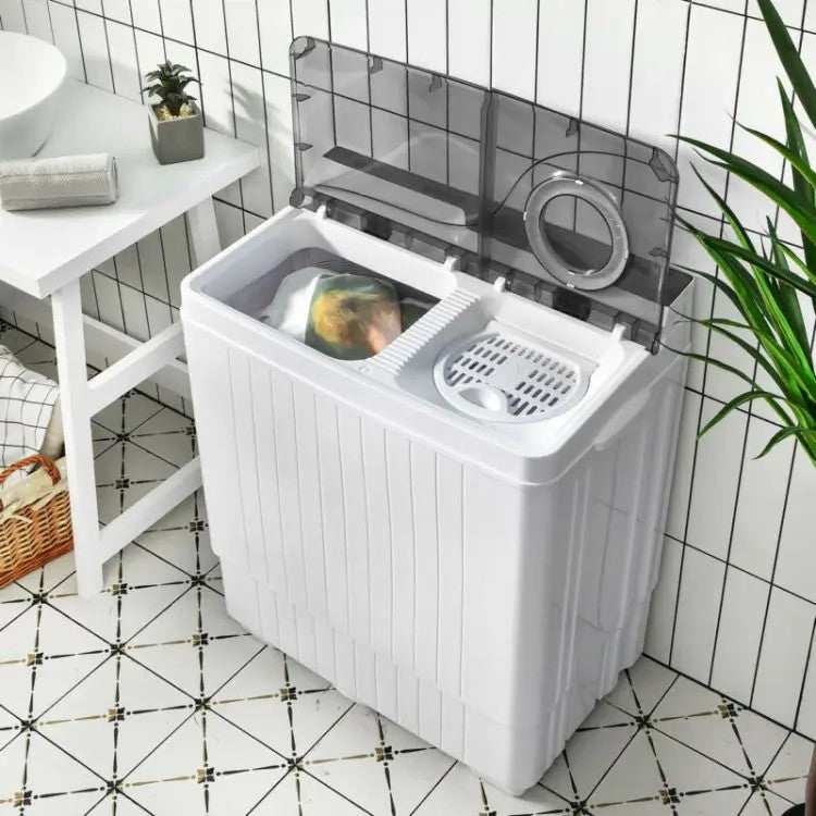 Portable Twin Tub Washer with Spinner
