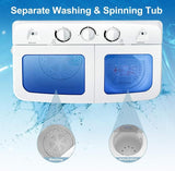 Portable Twin Tub Washer with Spinner