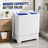 Portable Twin Tub Washer with Spinner