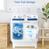 Portable Twin Tub Washer with Spinner