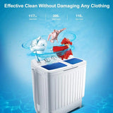 Portable Twin Tub Washer with Spinner