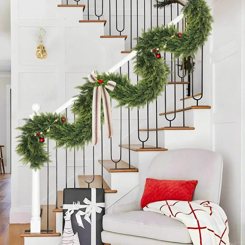 2-Pack 6FT Artificial Cedar Garlands