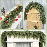2-Pack 6FT Artificial Cedar Garlands