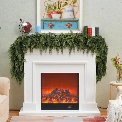2-Pack Artificial Cedar Garland Set