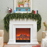 2-Pack Artificial Cedar Garland Set