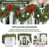 2-Pack Artificial Cedar Garland Set
