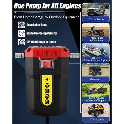 12V 80W Oil Extractor Transfer Pump
