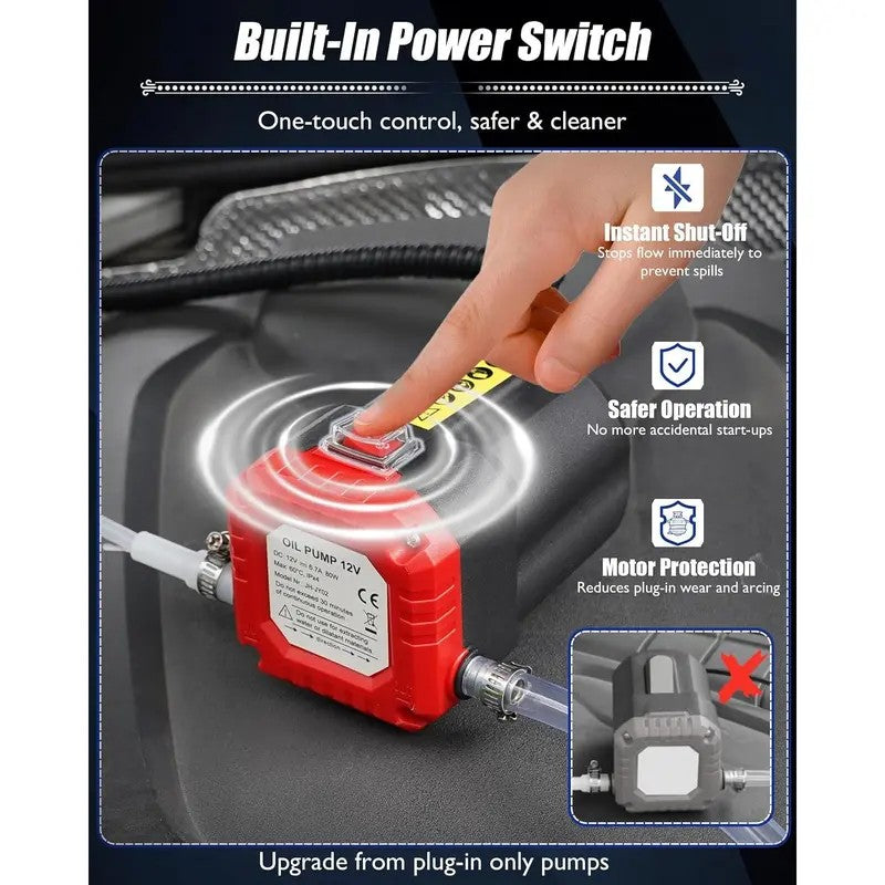 12V 80W Oil Extractor Transfer Pump
