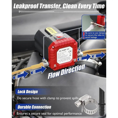 12V 80W Oil Extractor Transfer Pump