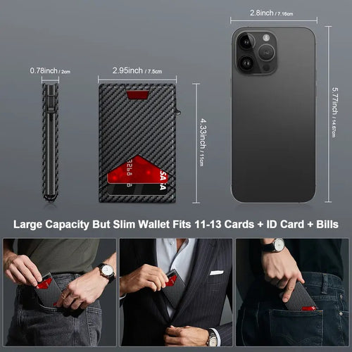 RFID Pop-Up Bifold Wallet