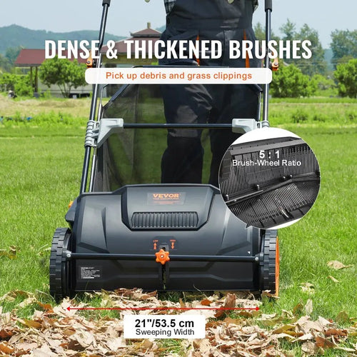 21-Inch Hand Push Lawn Sweeper