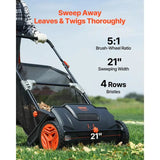 21-Inch Hand Push Lawn Sweeper