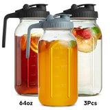 64oz Glass Water Jar Set