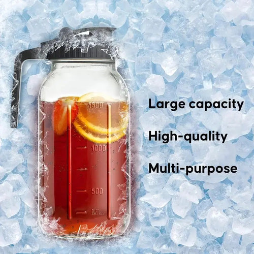 64oz Glass Water Jar Set