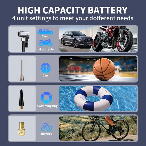12V Car Jump Starter with Air Compressor