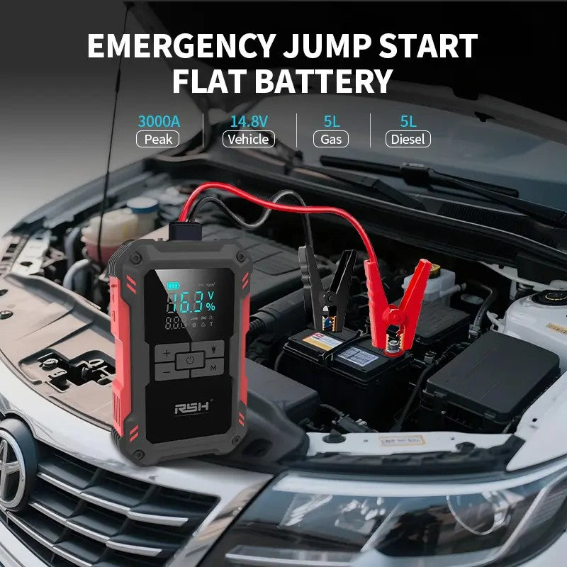RSH JS800 Jump Starter & Air Compressor Kit