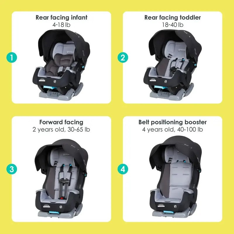 Baby Trend Cover Me 4-in-1 Convertible Car Seat
