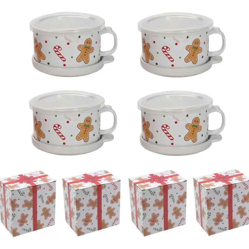 Set of 4 25-oz Soup Mugs