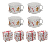 Set of 4 25-oz Soup Mugs