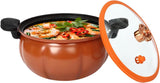 humva Covered Cooker Pot with Glass Lid
