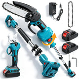 3-in-1 Cordless Pole Saw & Mini Chainsaw Set