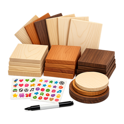 Wood blank set