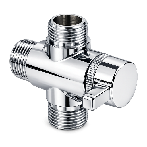 Shower arm diverter valve