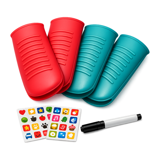 Silicone handle sleeve set
