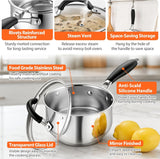 Hybrid Nonstick Stainless Steel Cookware Set
