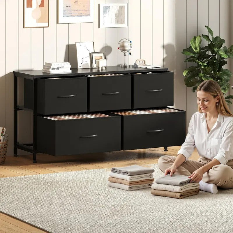 5-Drawer Fabric Storage Dresser