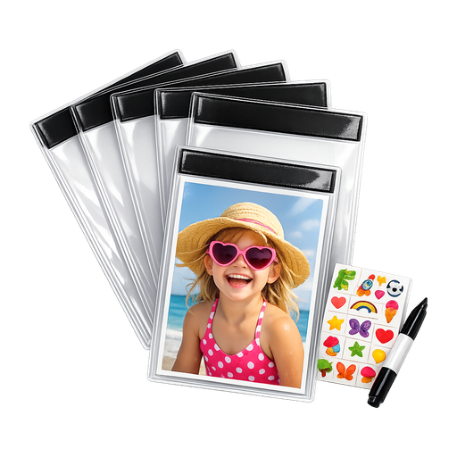 4x6 magnetic photo sleeves