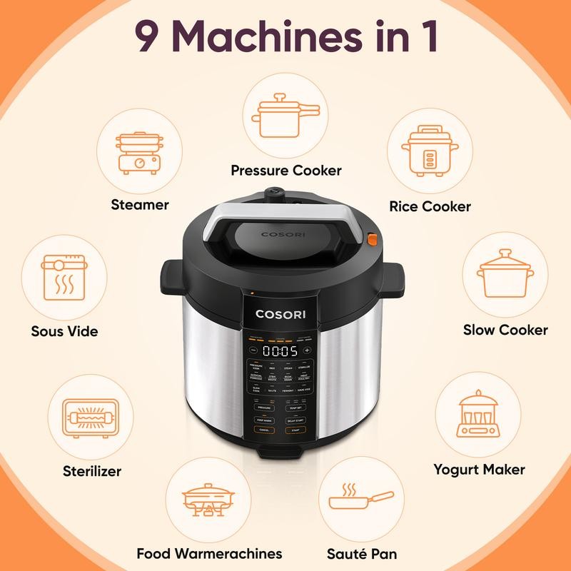 COSORI Rice And Pressure Cooker 2 Pack