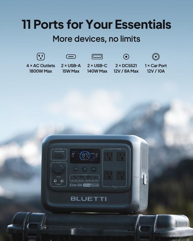Elite 100 V2 1024Wh Portable Power Station