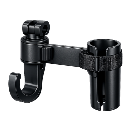 Car seat umbrella holder hook
