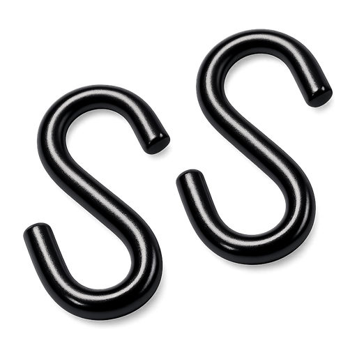 S-shaped hanging hooks