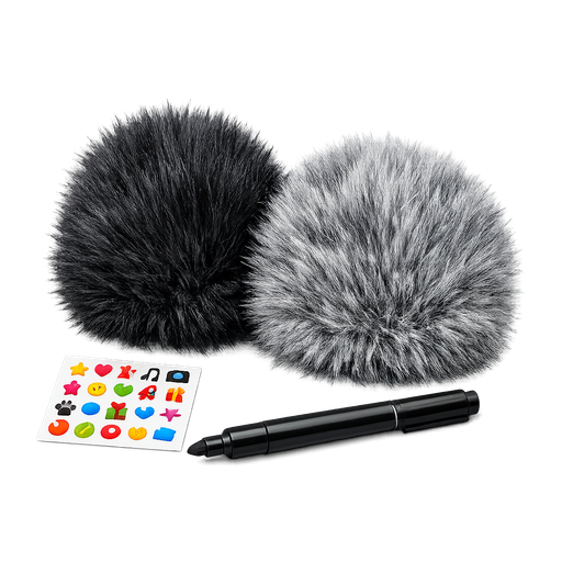 Mini furry windscreen set