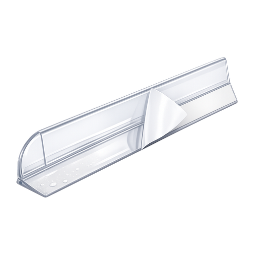 Adhesive splash guard strip