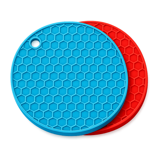 Silicone trivets set